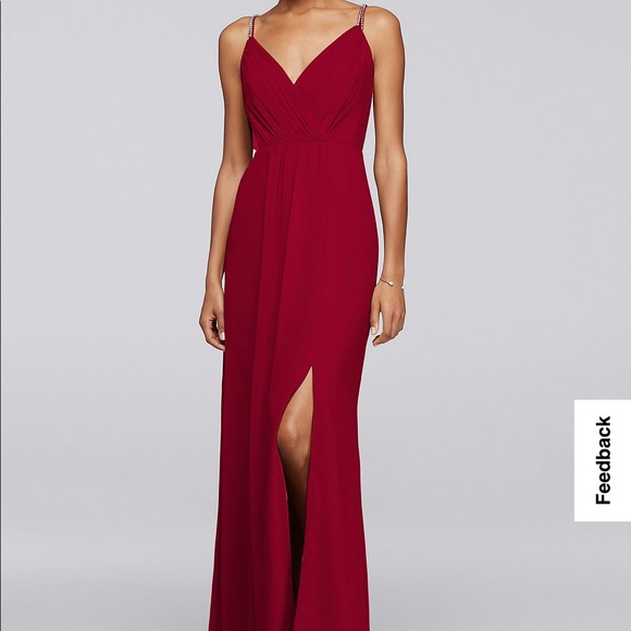 David’s Bridal Bridesmaid Dress in Mercury - Picture 5 of 9